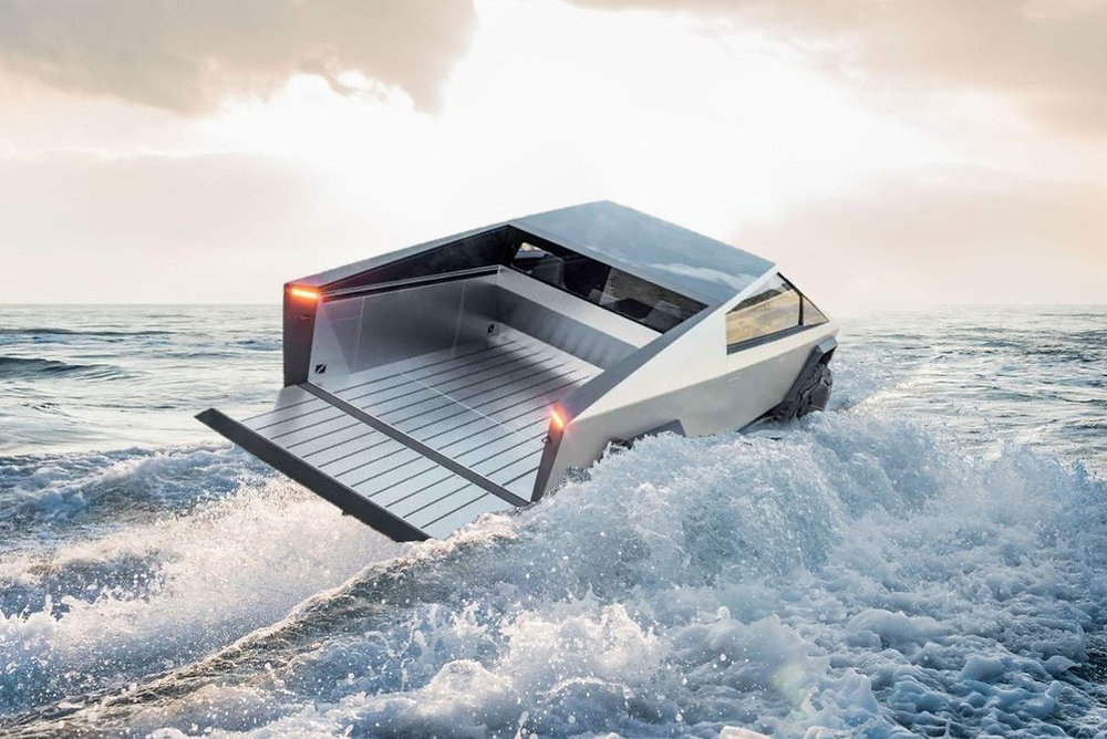 Amphibious Tesla CyberTruck?