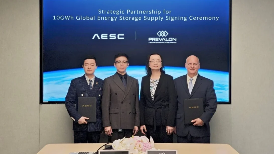 AESC signs 10GWh US domestic content BESS cell and module deal with system integrator Prevalon