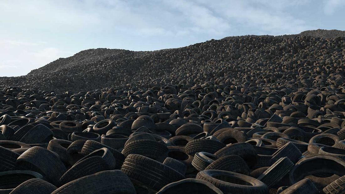 Do Tires Tower Over Other Recycled Materials?