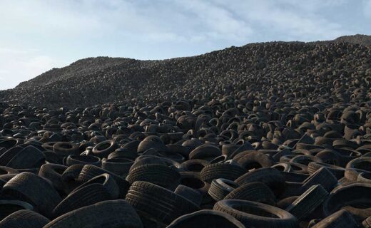Do Tires Tower Over Other Recycled Materials?