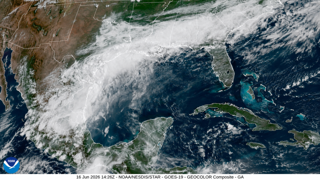 Heavy rains slam the Texas coast ahead of Potential Tropical Cyclone One
