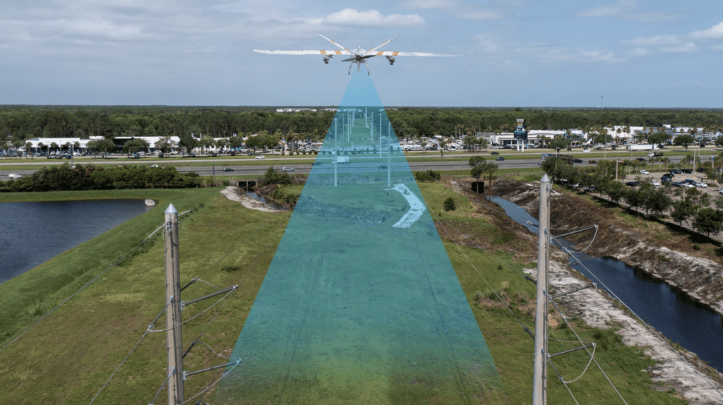 Proof-of-concept case study: Corridor-scale BVLOS utility inspection using lidar and RGB intelligence