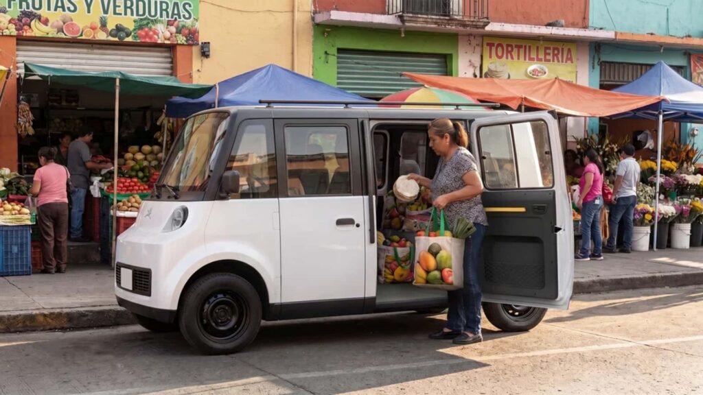 State-Backed Mexican EV Startup Unveils $8,600 EV With 6 Seats