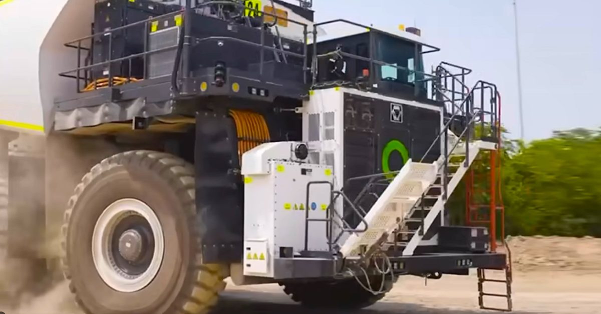 Another day at the office: Fortescue CEO test drives 150 ton haul truck