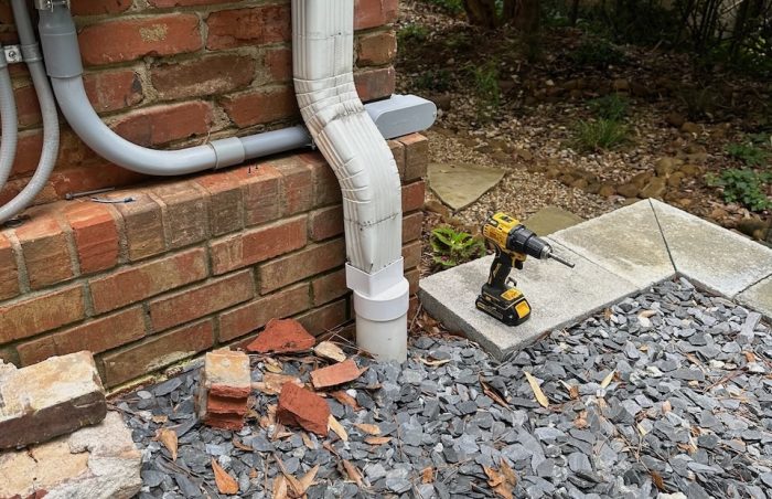 The Downspout Fountain: An Unplanned Home “Improvement”