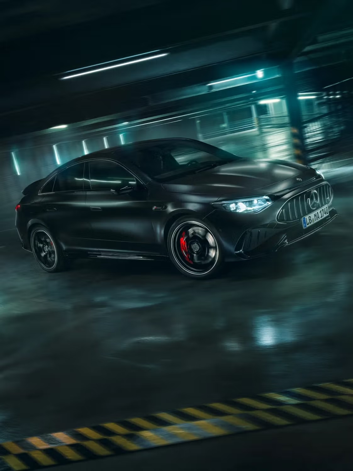 Mercedes AMG CLA 45 arrives in Goodwood with 680 hp and three axial-flux motors