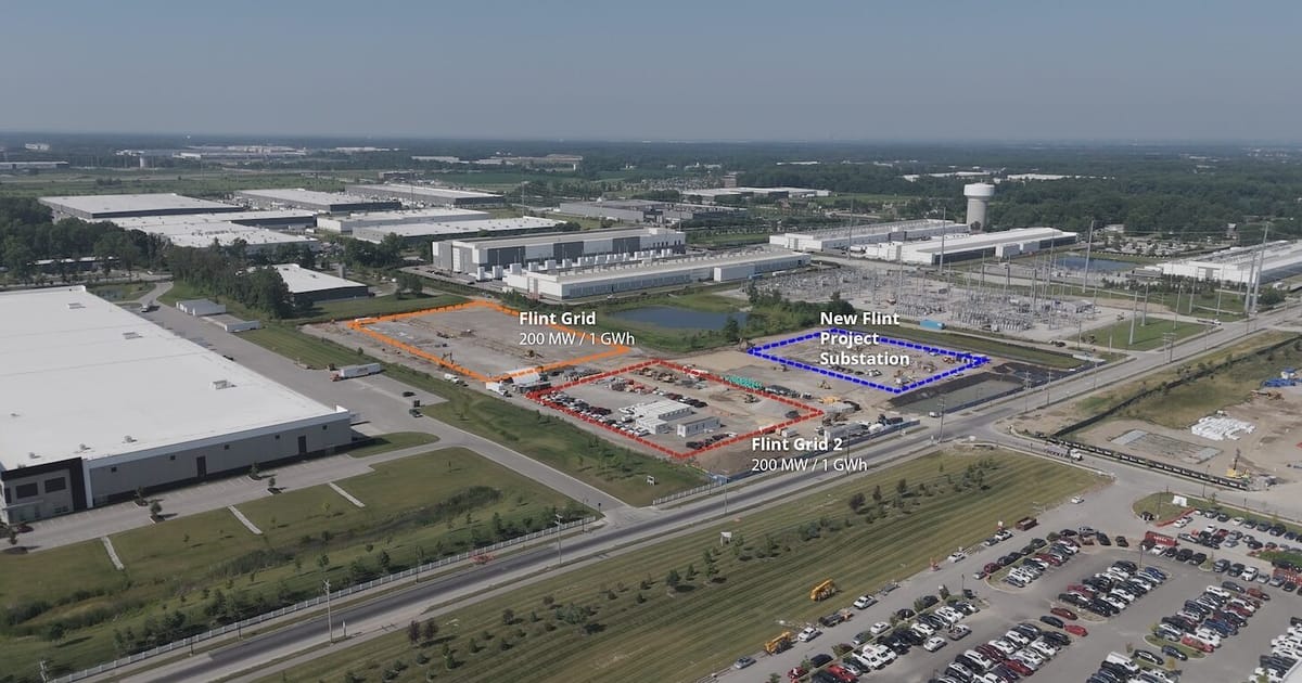 Biggest battery east of the Mississippi will help power AI complex