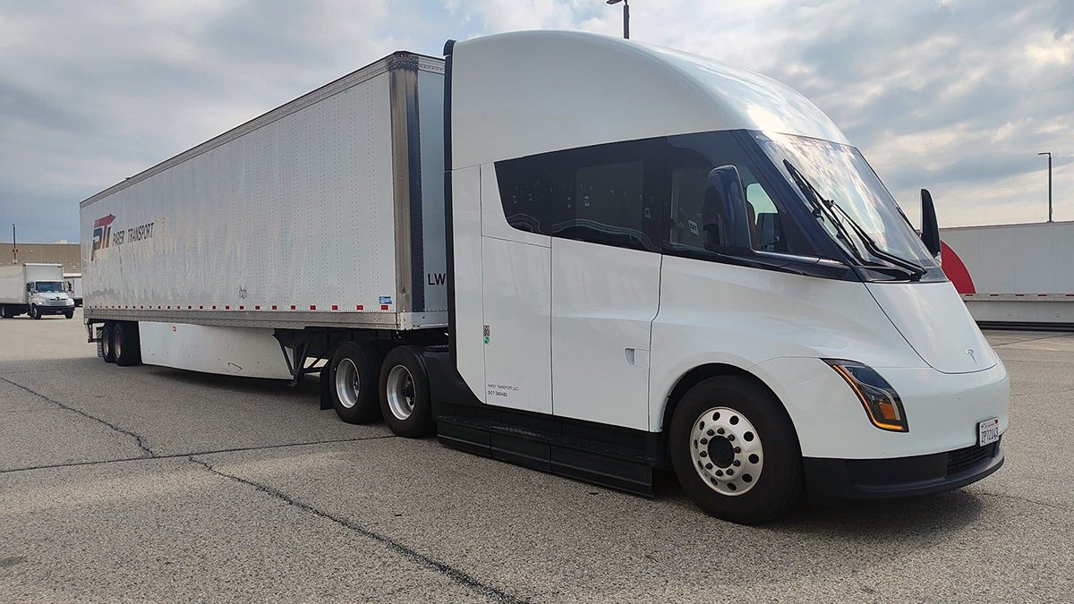 Wisconsin-based carrier is the latest to begin a Tesla Semi pilot