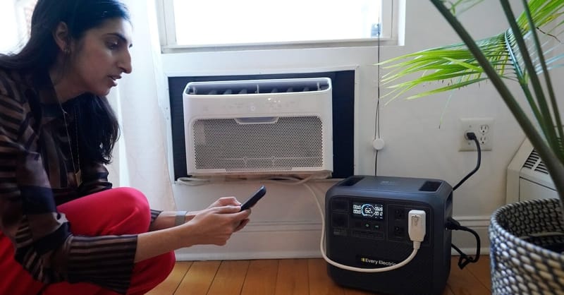 Plug-in batteries kept NYC renters cool during record heat wave