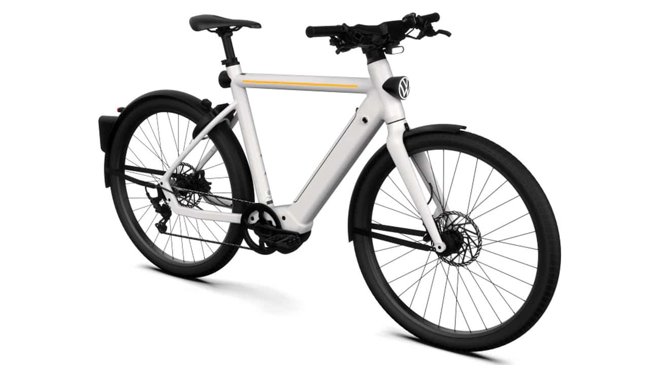 Volkswagen's E-Bike Tries To Keep You Safe With A Rearview Camera And Smart Helmet