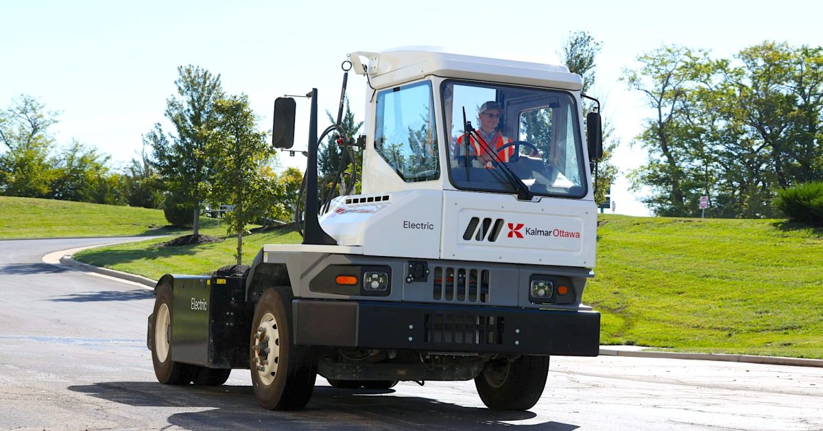 Kalmar Ottawa electric yard truck gets to work in Canada