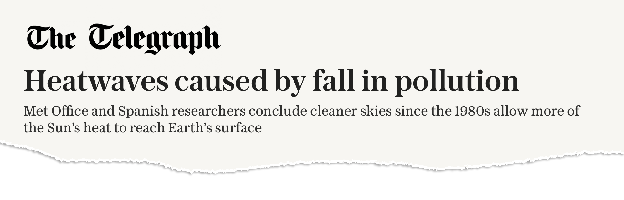 Factcheck: No, Europe’s heatwaves are not being ‘caused’ by declining air pollution