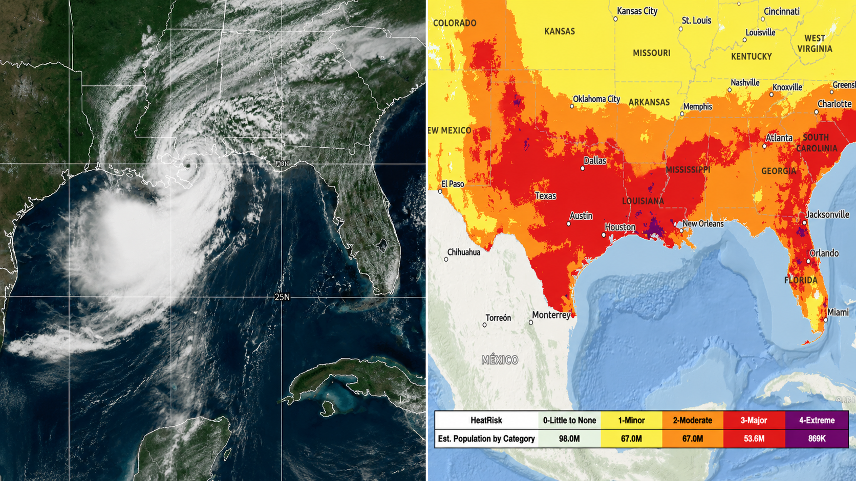 Tropical Storm Bertha makes its first landfall in southeastern Louisiana
