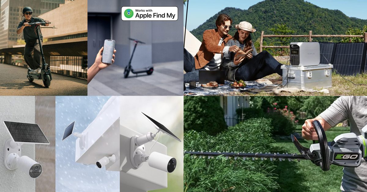 Segway Max G3 e-scooter at $1,000 2026 low, EcoFlow dual-bundle power station flash sale, Tapo solar security camera 3-pack low, more