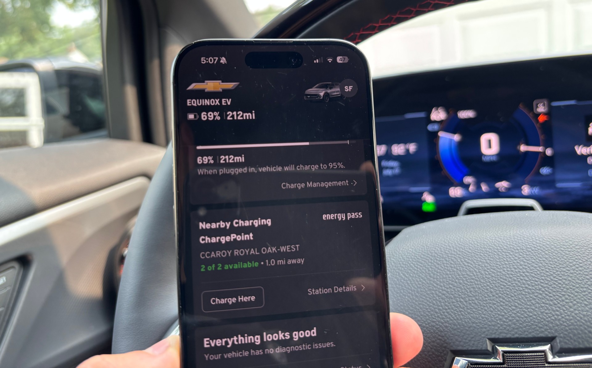 GM just added ChargePoint to its EV apps