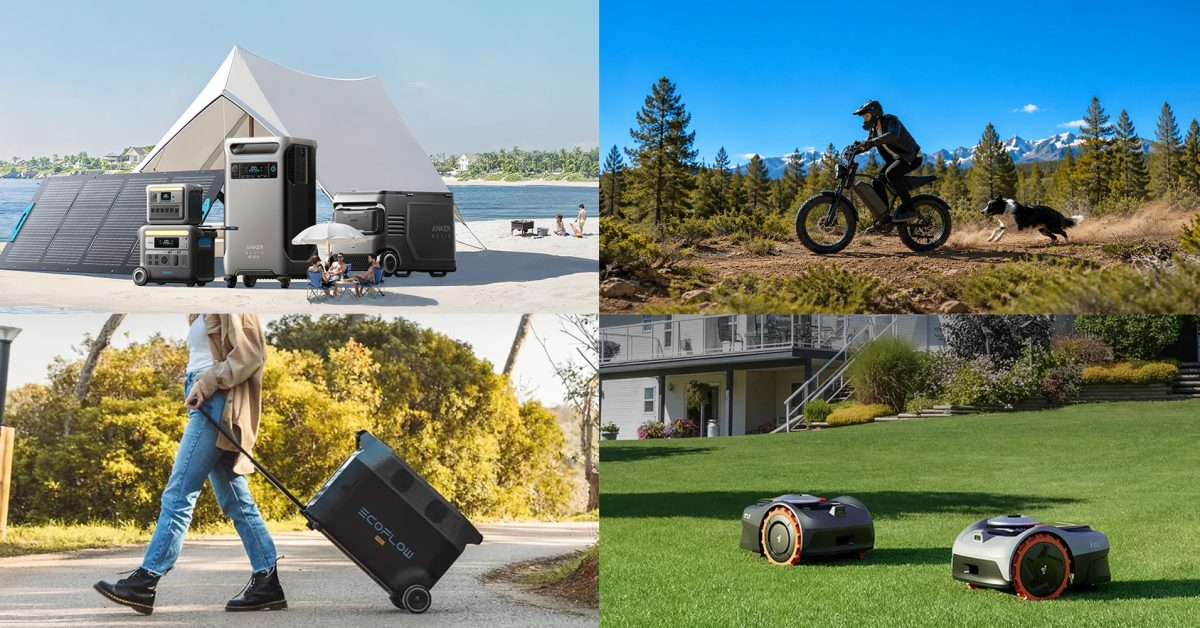 Anker SOLIX Summer Camp power station sale with exclusive savings from $189, HiEHA CarPlay SU8 2.0 e-bike low, EcoFlow, more