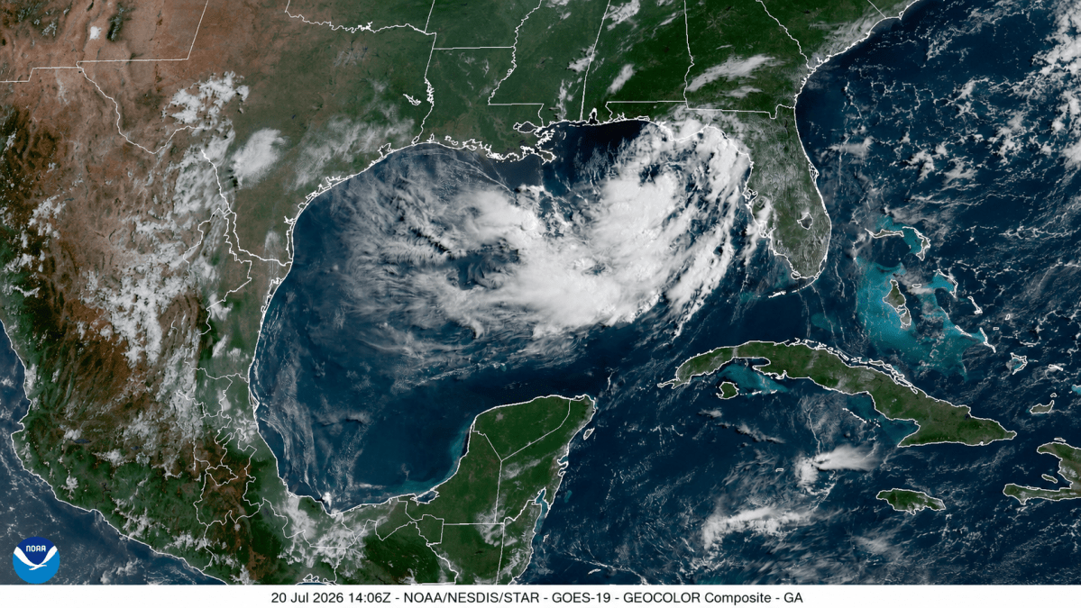 Tropical Depression 2 crawls in the Gulf, trying to organize