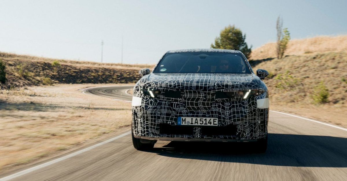 The BMW iX4 looks more like a grand tourer than an SUV [Images]