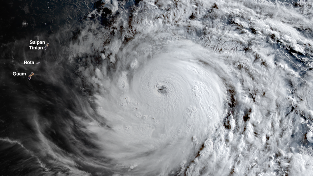 Super Typhoon Bavi becomes the 3rd Cat 5 of 2026