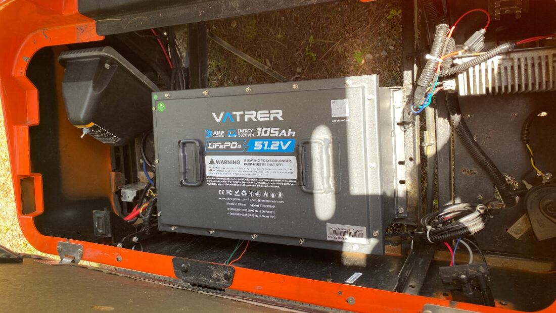 Vatrer LFP Battery Transforms EZ Go Golf Cart