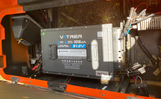 Vatrer LFP Battery Transforms EZ Go Golf Cart