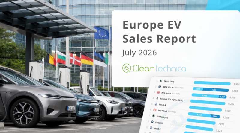 Europe EV Sales Report: BEVs Reach 26% Market Share!