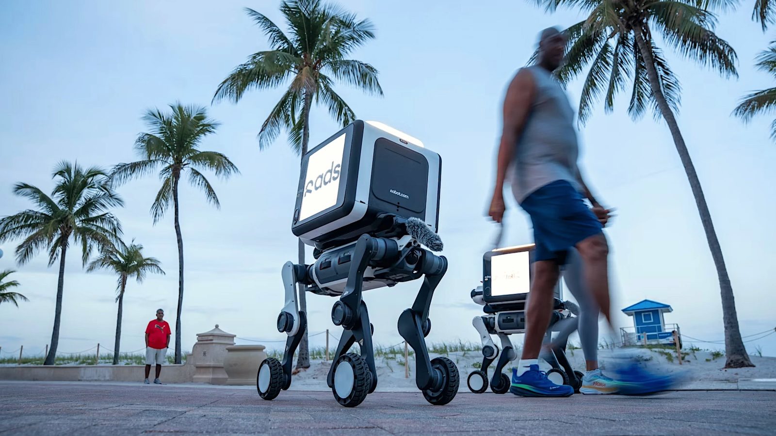 Robot delivery dog dumps hot steaming packages on your doorstep