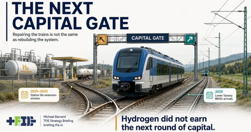 Lower Saxony’s Hydrogen Trains Are Now A Battery Exit Strategy Problem