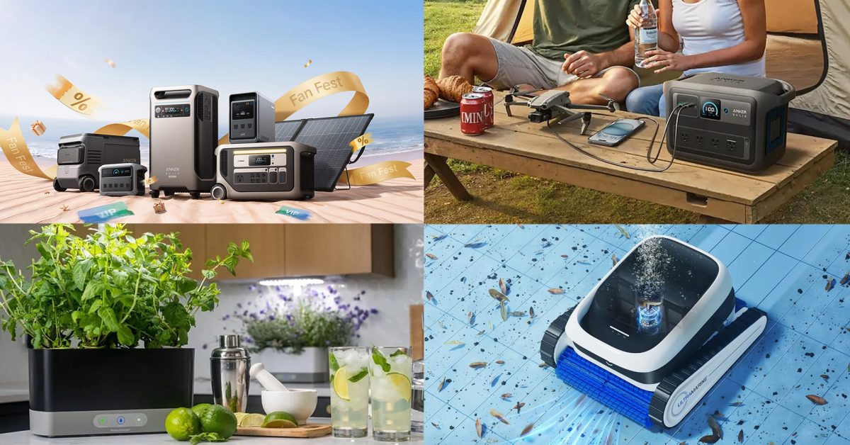 Anker SOLIX Mega Sale offers up to 48% power station discounts + one-day-only C1000X $399 off, AeroGarden, more