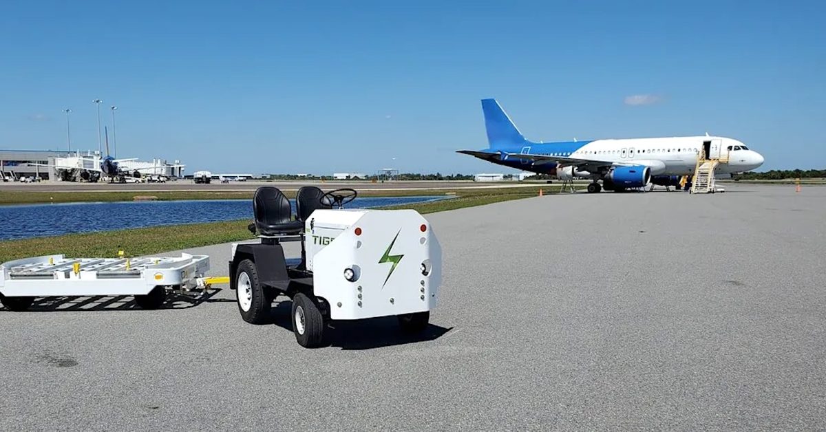 E-quipment highlight: Tiger electric baggage tug hauls 30 TONS 