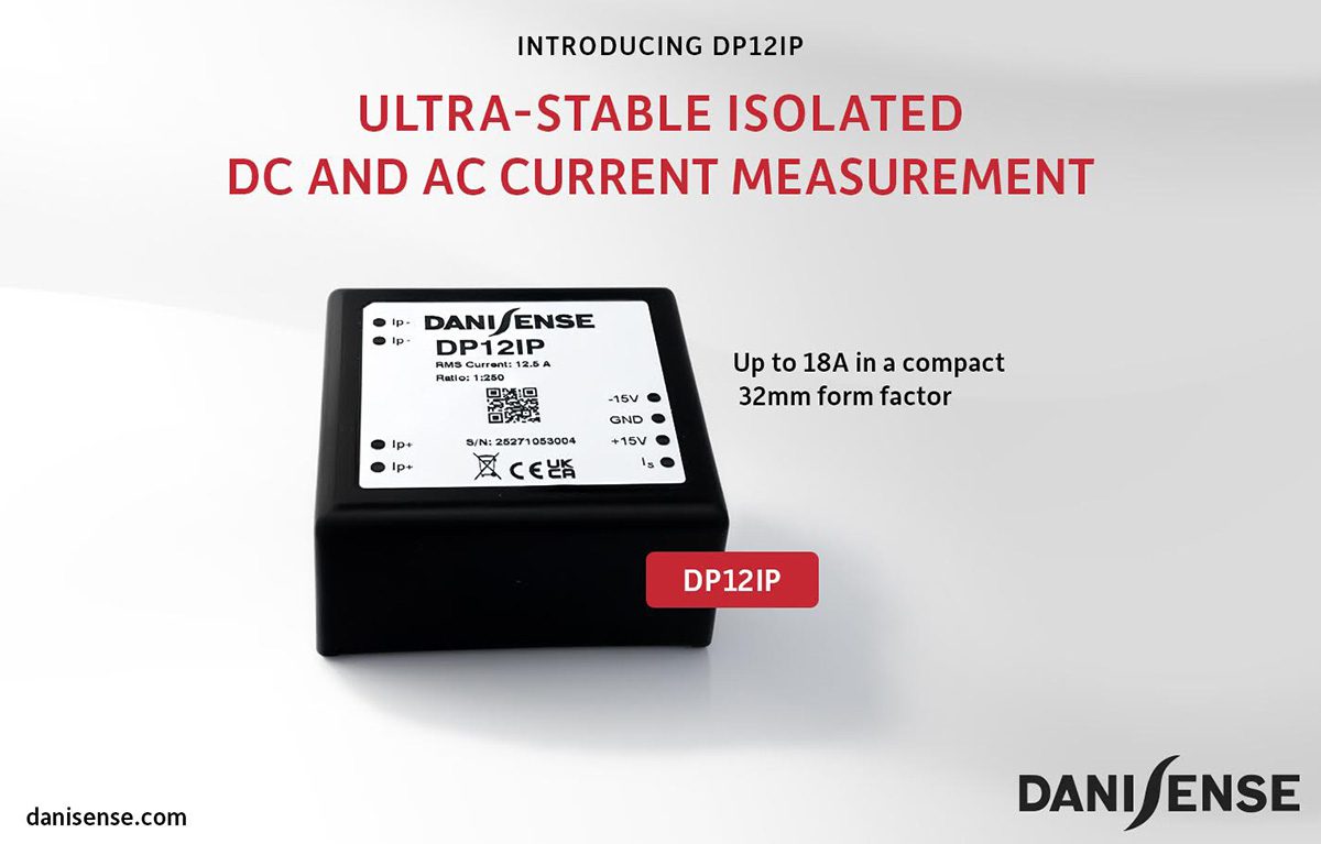Danisense’s new current transducer measures isolated DC and AC current in power electronics