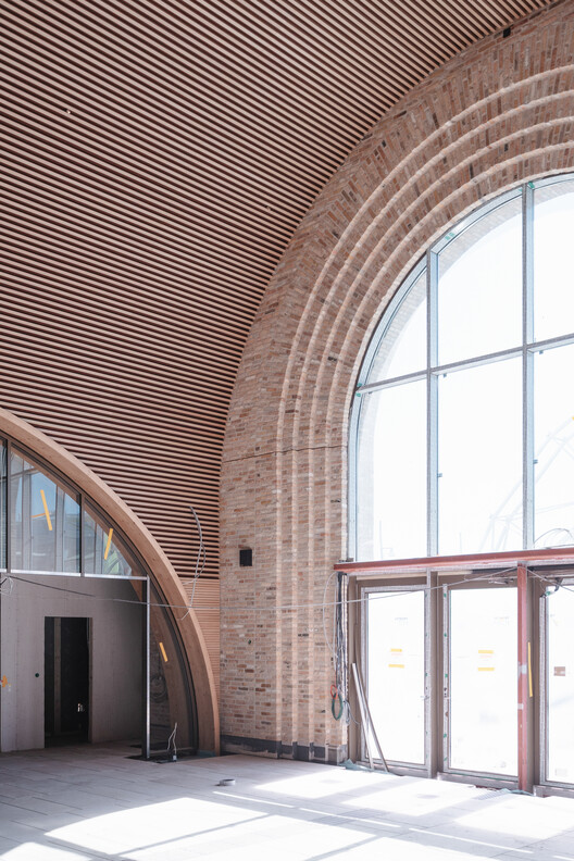 Reused Brick and Timber Shape Reiulf Ramstad Arkitekter's New Railway Station in Sweden