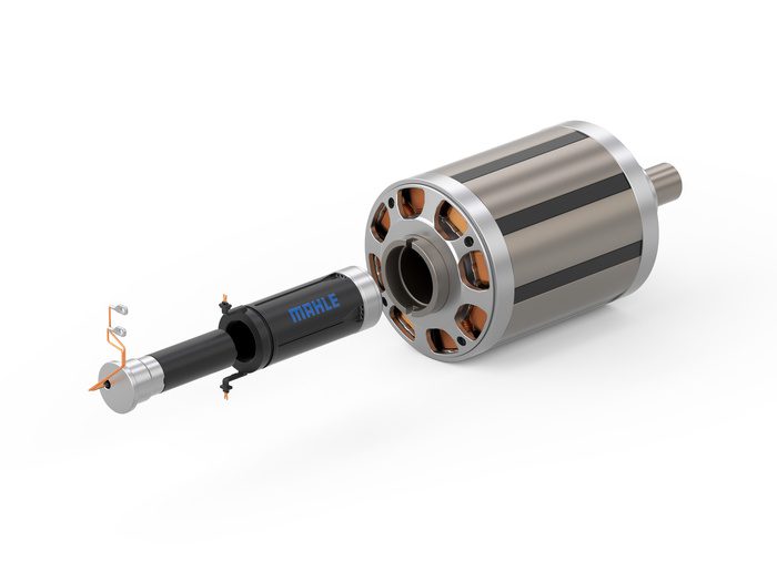 MAHLE introduces a new range extender engine and a rare earth-free electric motor