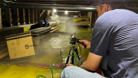 Chronic high humidity + MVOC smell in wooden multi-story home (Panama, climate zone 1A) — vapor trap + air sealing remediation plan
