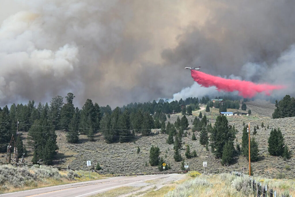 Montana’s Sand Creek Fire Burns Through Into Beloved Ski Area