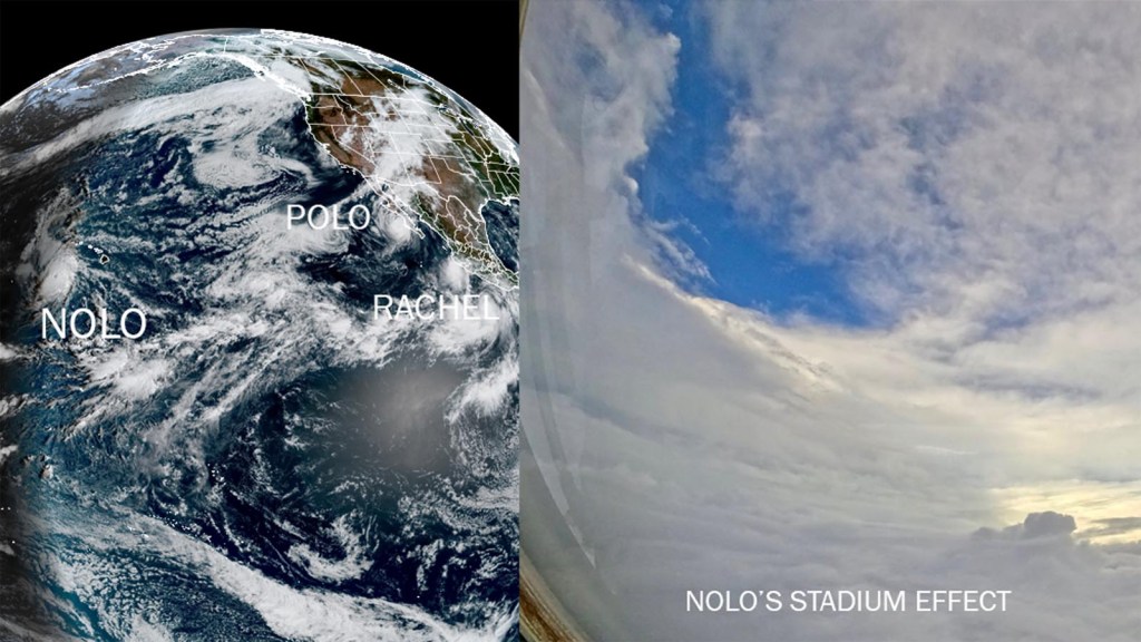 Hurricane Nolo takes another turn, Polo to bring deep tropical moisture to Southwest desert