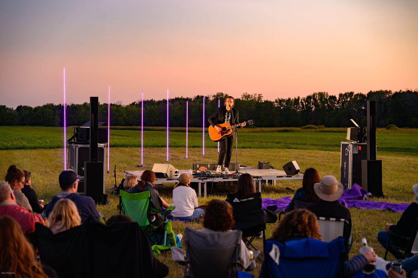 Two Silverado EVs and a 150 kWh battery powered this entire concert tour