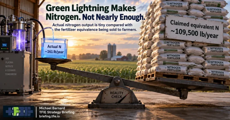Green Lightning’s Fertilizer Claim Doesn’t Add Up