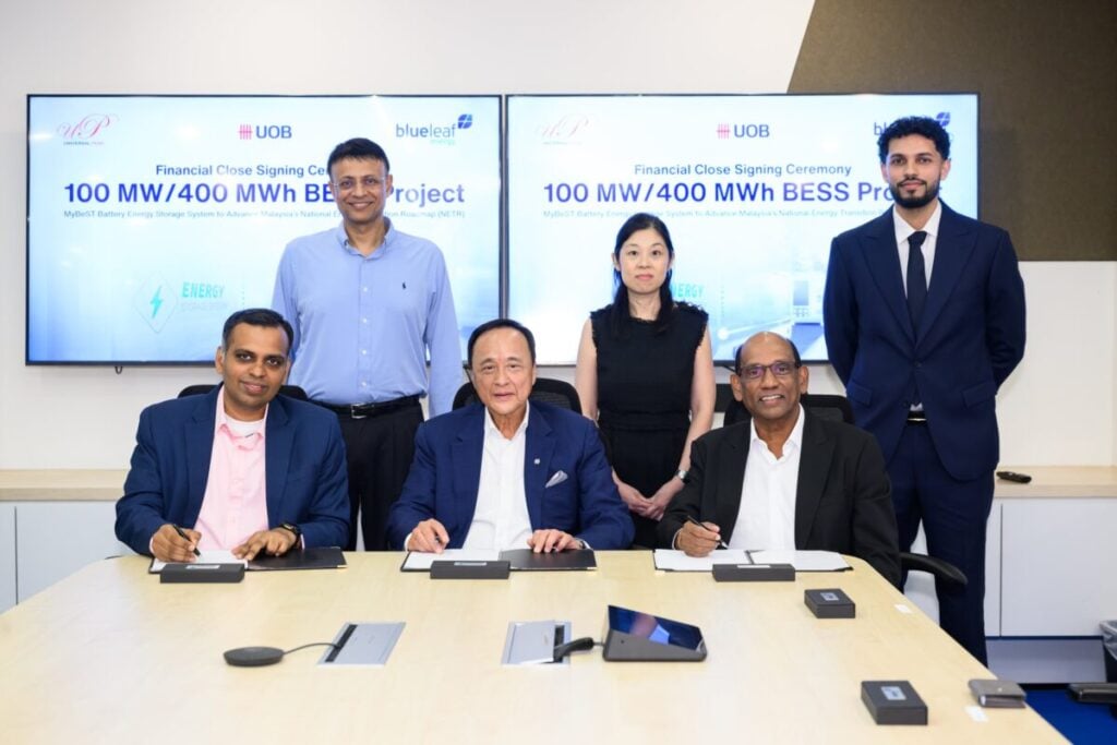 Macquarie-backed Blueleaf Energy and Universal Peak close financing on Malaysia tender-winning BESS project