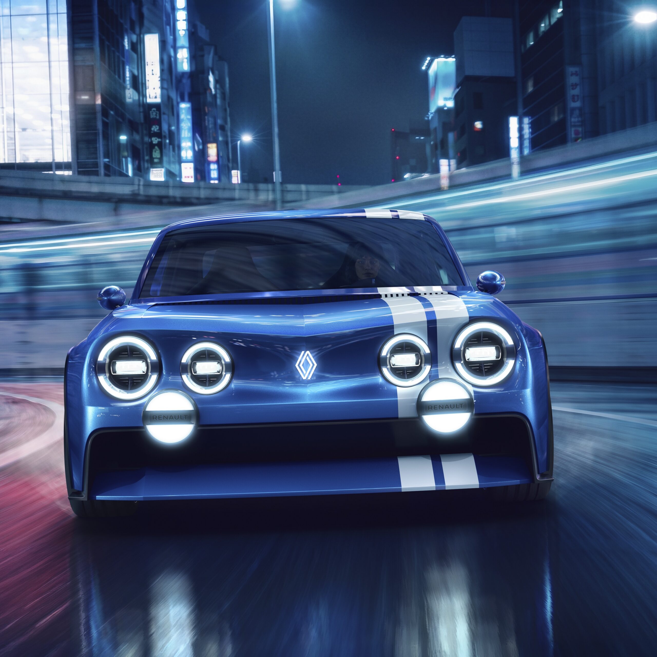 Renault 8 Gordini reborn as 270 hp electric rally retromobile