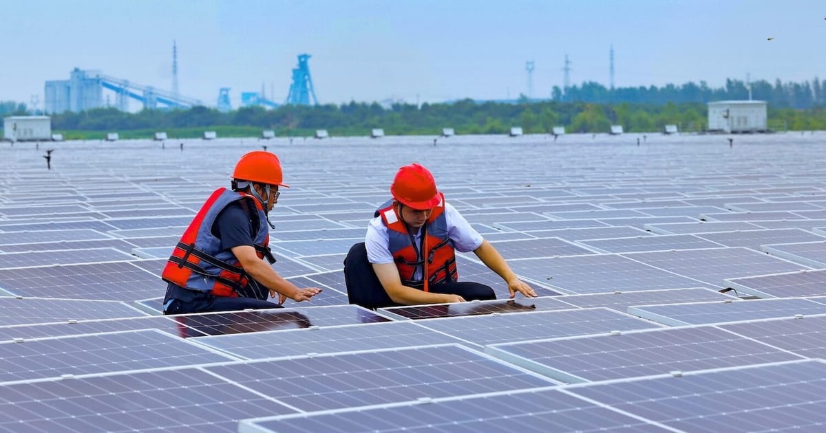 Solar is now bigger than coal in China — and yet still way behind