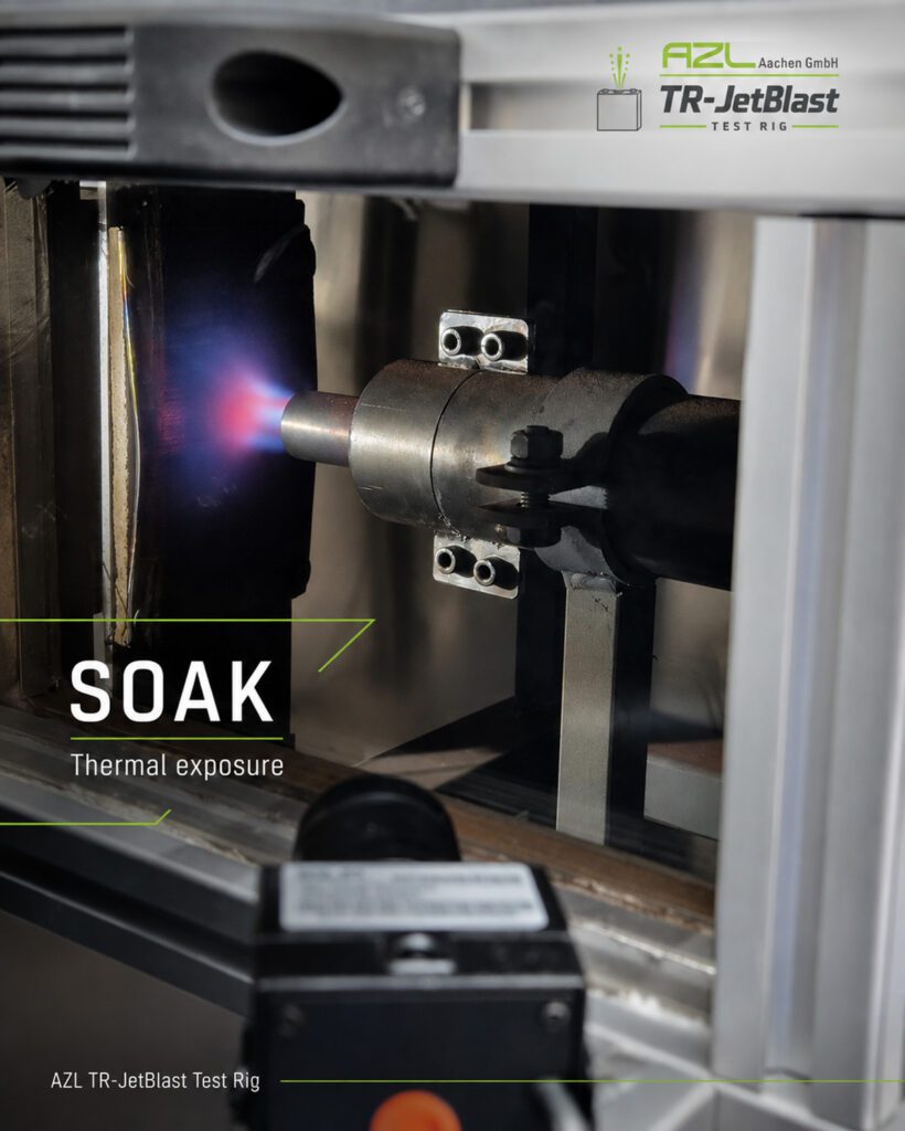 AZL commissions JetBlast system for flame and hot-particle testing of battery casings