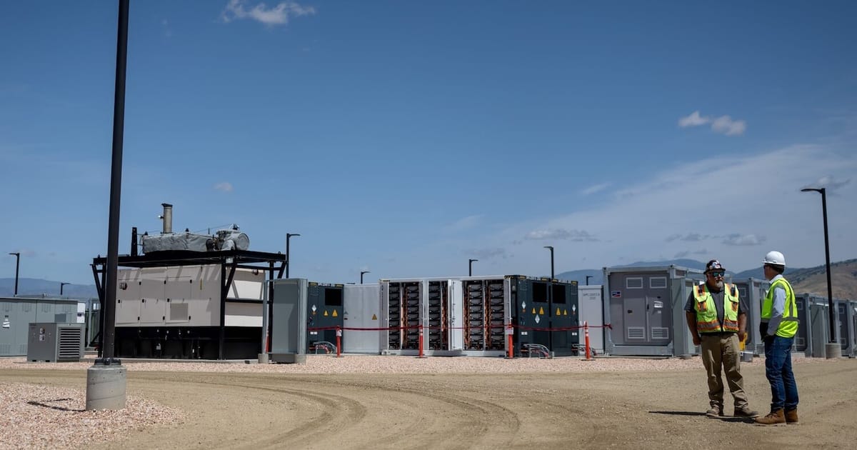 The US built more grid batteries last quarter than ever before