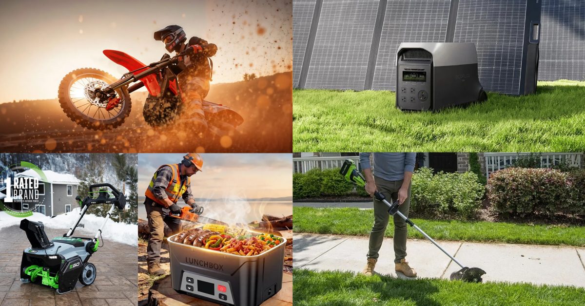 Yozma electric mini dirt bikes exclusive $595 savings, EcoFlow flash 2x 3,072Wh DELTA 3 Ultra power stations $1,800 off, EGO, more