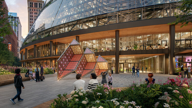 Google Unveils New Renderings of Chicago's Thompson Center Redesign, Marking Its Escape From Demolition