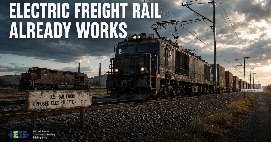 US Lobby’s $1.1 Trillion Freight Rail Electrification Study Intentionally Asked The Wrong Question