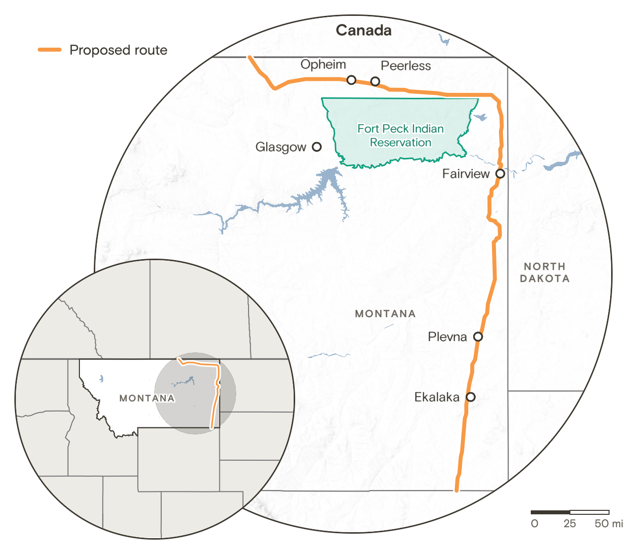 In eastern Montana, a new oil pipeline comes with perils and a potential payday