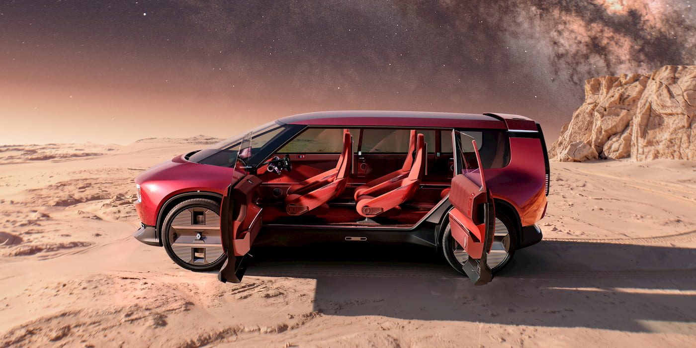This electric minivan wants to make the MPV cool again