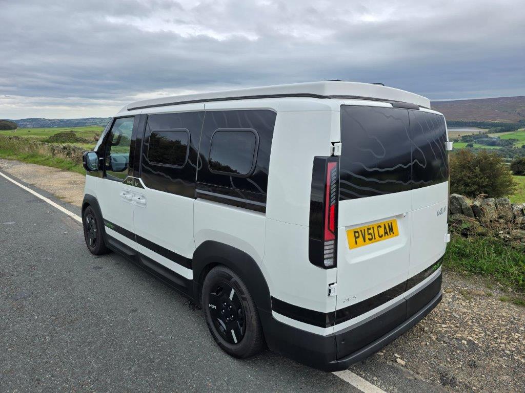 Kia’s PV5 electric campervan has two beds and a fully equipped kitchen [Images]