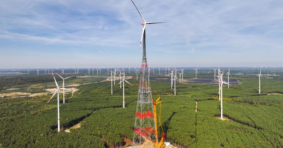 The world’s tallest wind turbine just reached 1,197 feet
